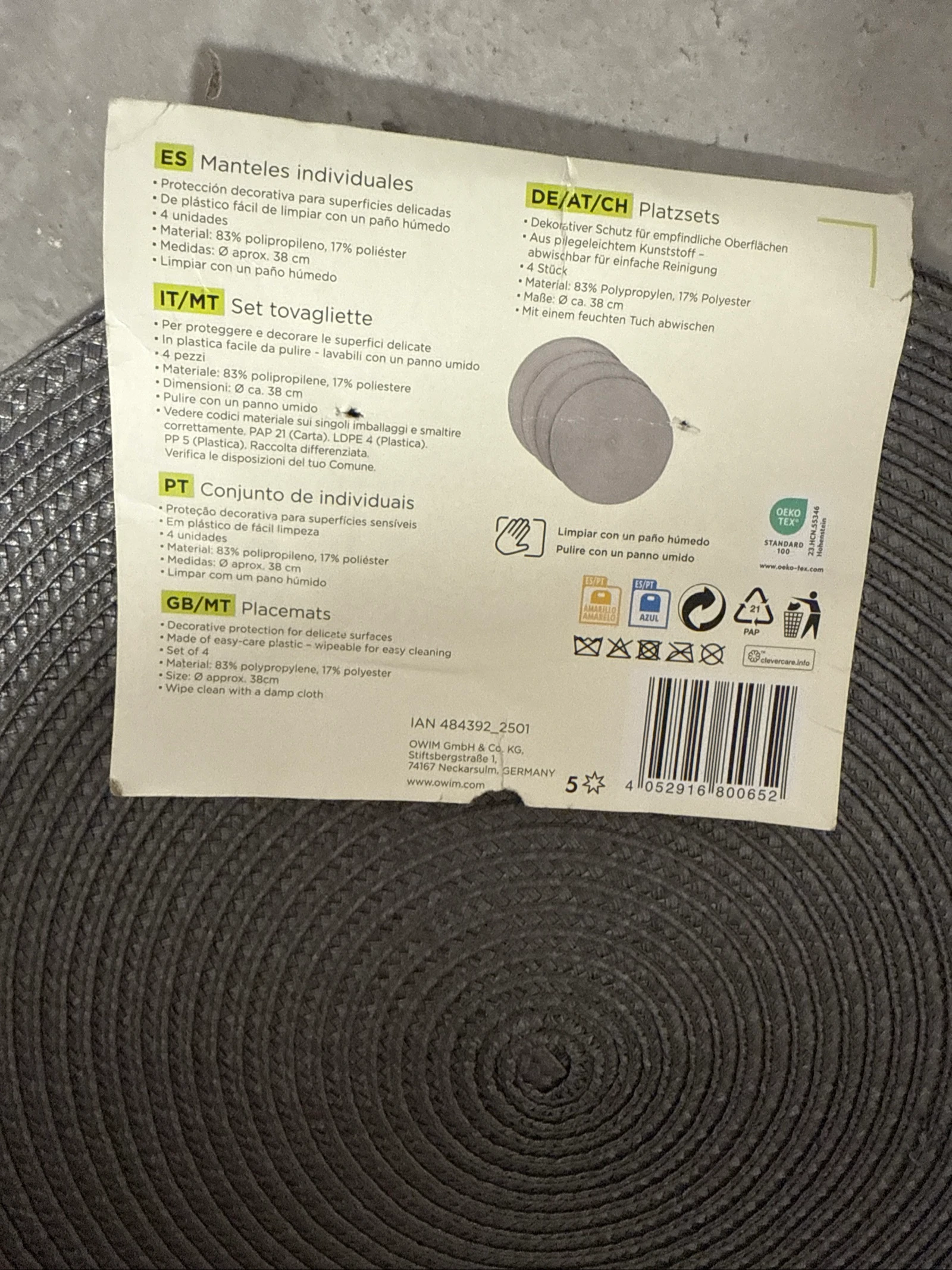 Manteles individuales  – photo 4